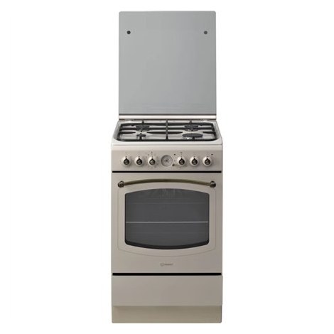 INDESIT | Cooker | IS5G8MHJ/E | Hob type Gas | Oven type Electric | Beige | Width 50 cm | Depth 60 cm | 60 L